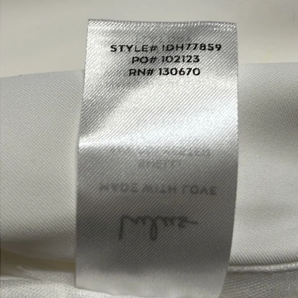 Lulu's White One Shoulder Side Pleated Side Slit Dress Sz S NWT - Picture 7 of 12